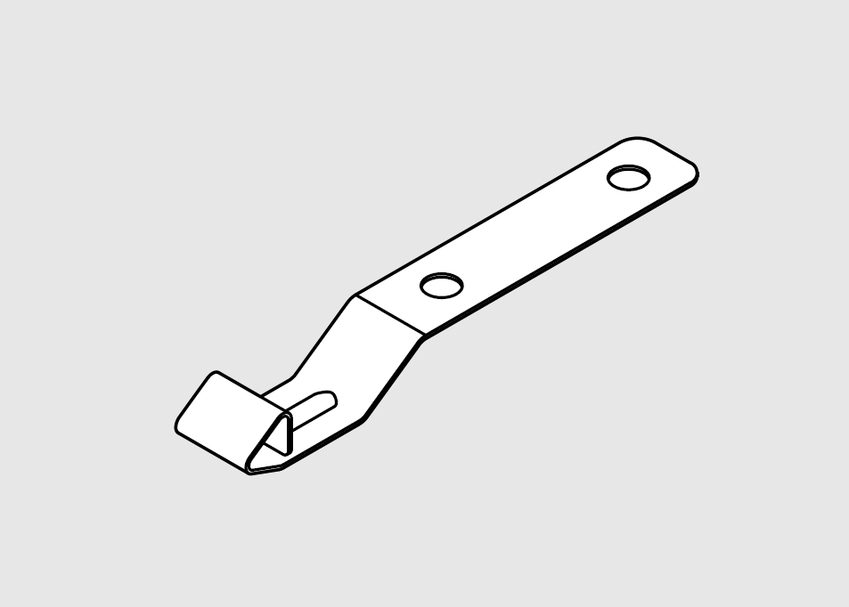 TANDEMBOX ANTARO - MERIVOBOX Tartozék: TIP-ON BLUMOTION készlethez Szinkronizáló tengely tartó (T60B000H)