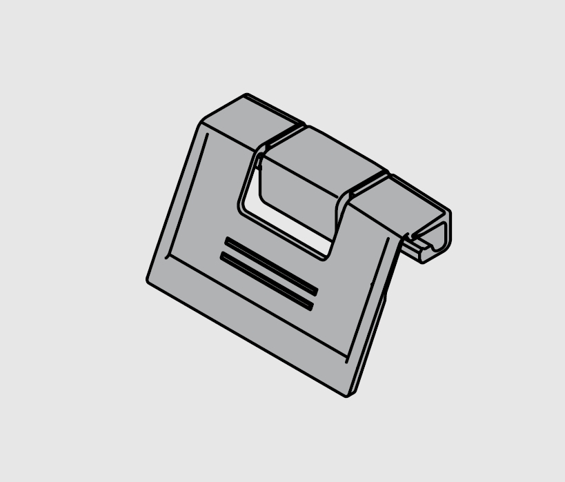 TANDEMBOX ANTARO Tartozék: Belső előlaphoz Fogantyú (ZIF.80M5)