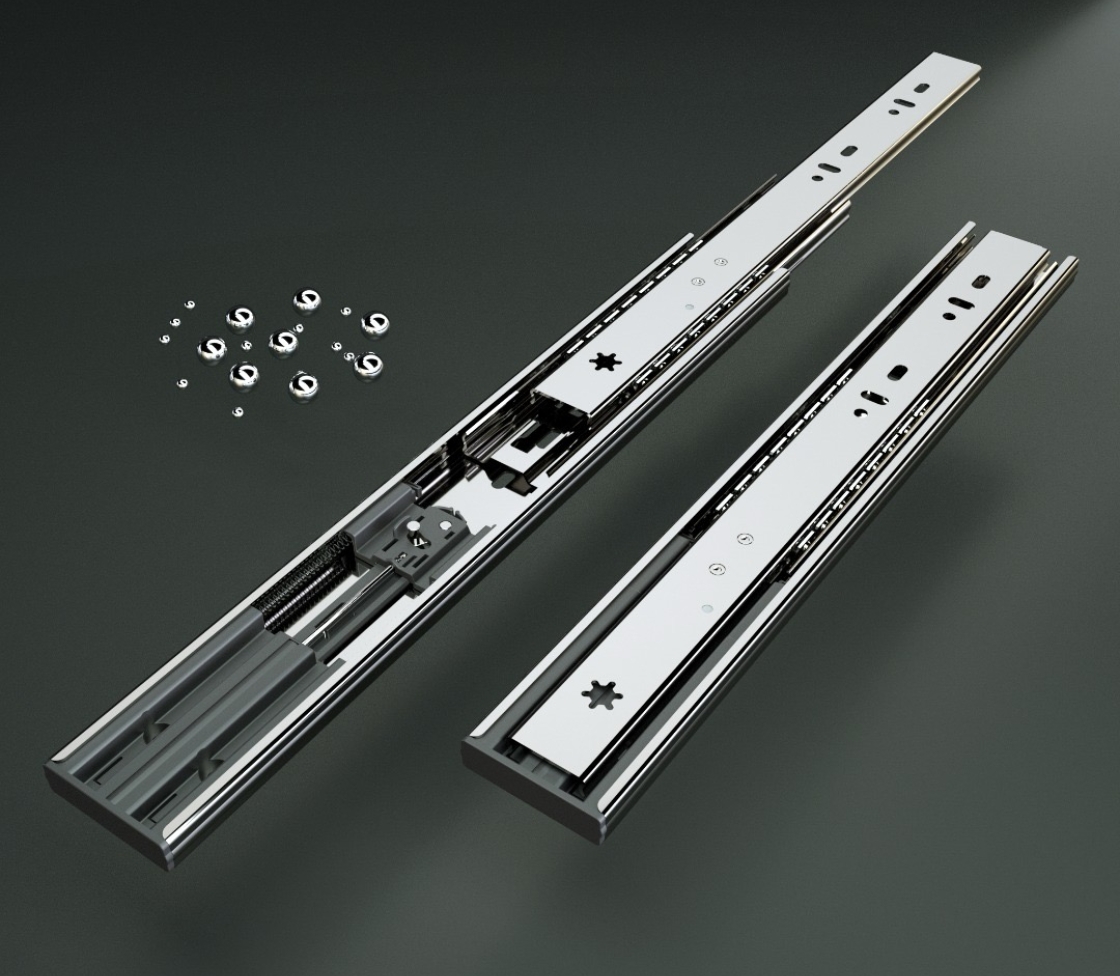 Golyós GMAX Teljesen kihúzható FÉKEZŐS fióksín