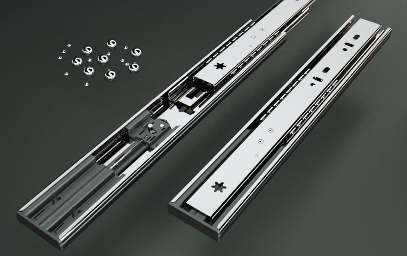 Golyós GMAX Teljesen kihúzható FÉKEZŐS fióksín