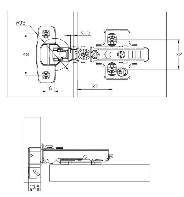 GMAX Klippes fékezős 4D kivetőpánt