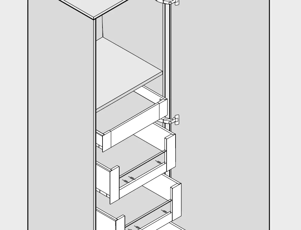 BLUM Cliptop Pántfej - Nagy nyitásszögű