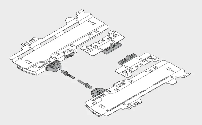 MERIVOBOX Tartozék: TIP-ON BLUMOTION készlet