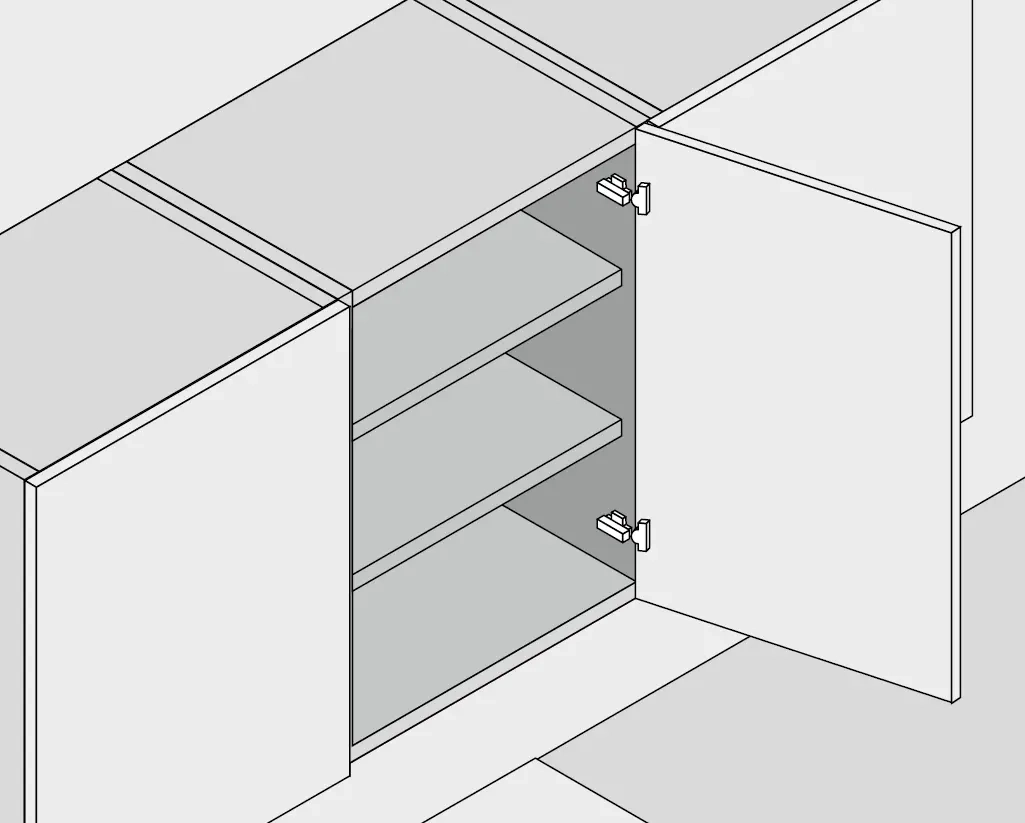BLUM Cliptop Pántfej -  Standard